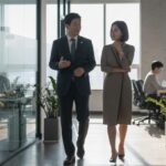 キム課長とソ理事つまらない記事のアイキャッチ