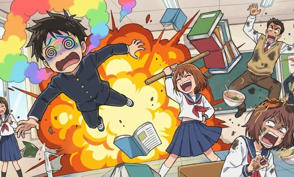 雰囲気が似てるギャグコメディアニメ3選