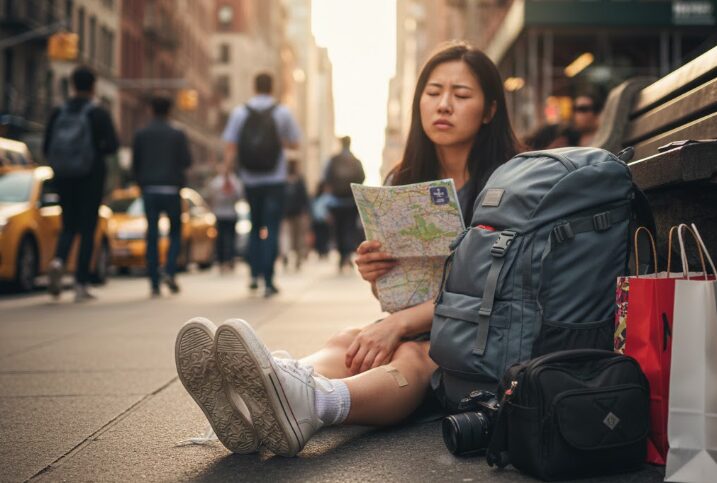 徒歩移動のきつさ、交通手段の少なさも