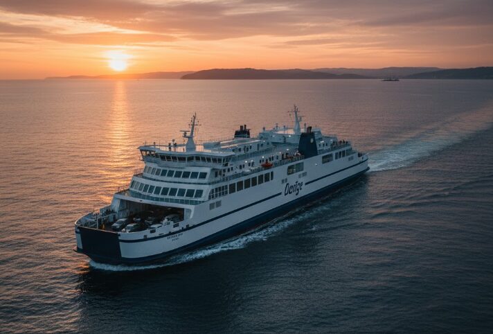 アクセスの要であるフェリーの運行時間・料金を確認