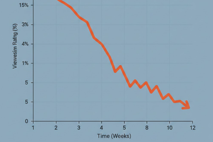 回を追うごとに変化した視聴率推移から見る評価